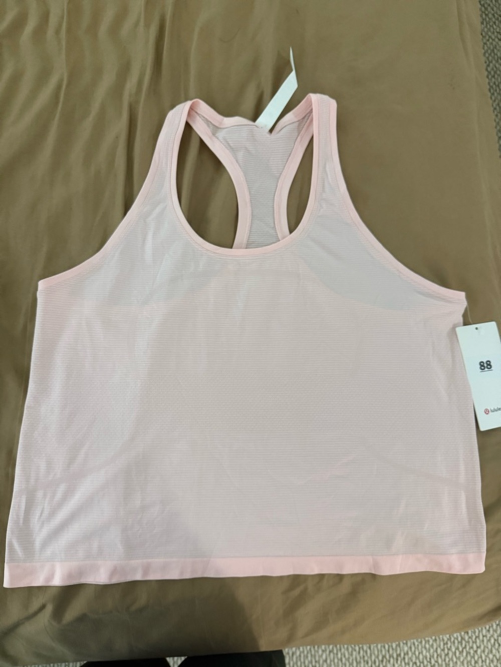 Lululemon swiftly tech scoopnwck tank 2.0 race nwt size 18 trpink